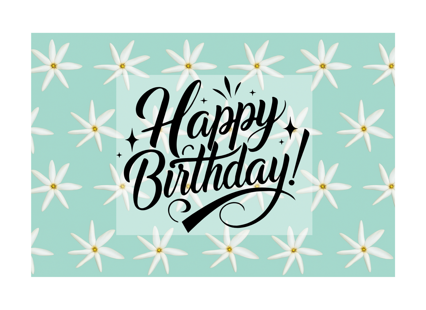 Notecard - Tiare Delight Notecard
