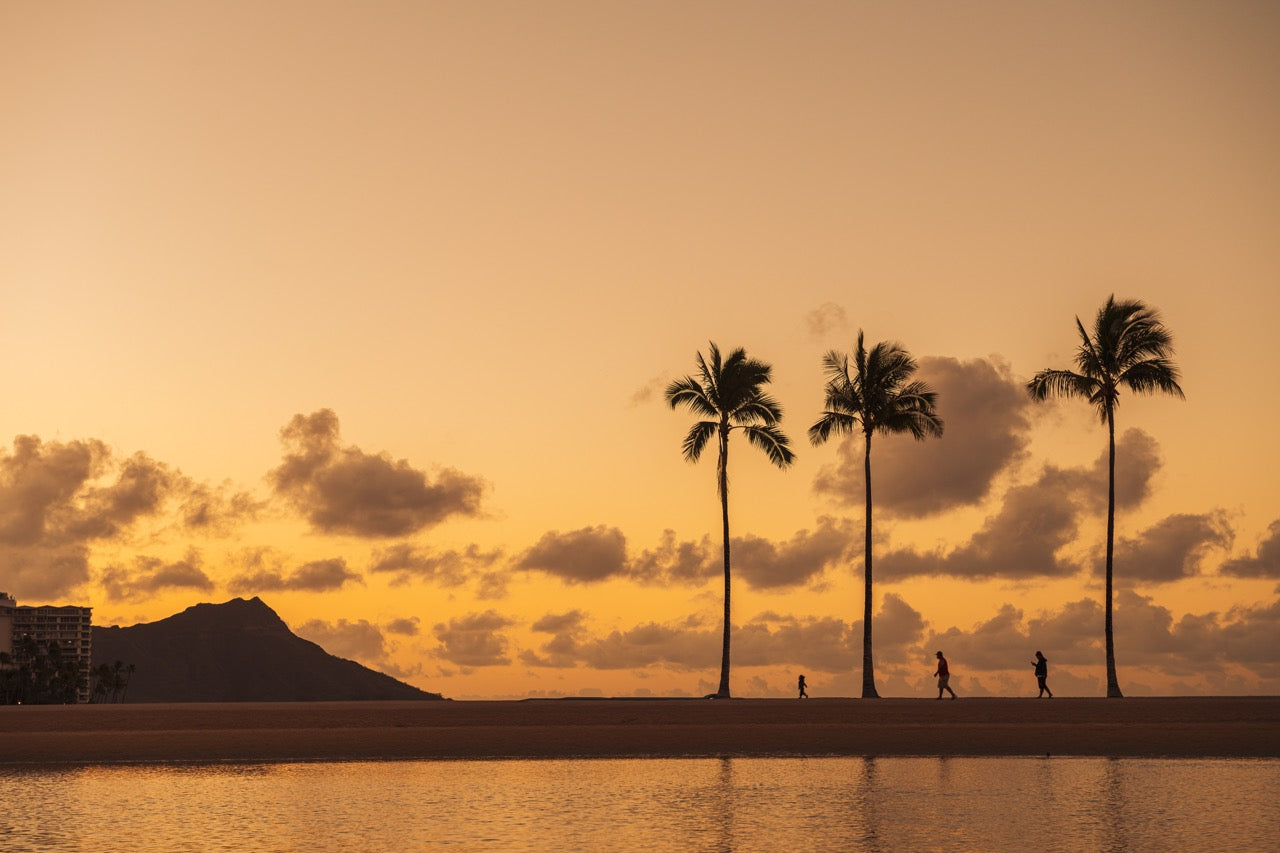Notecard - Island Silhouettes