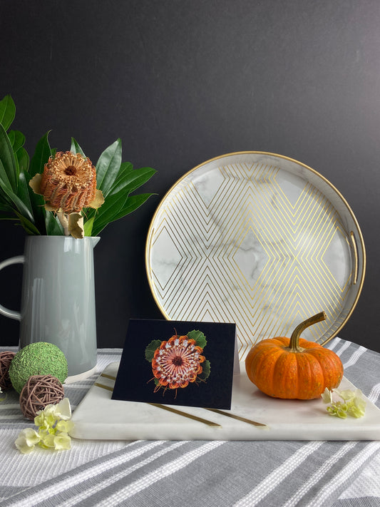 Notecard – Scarlet Banksia