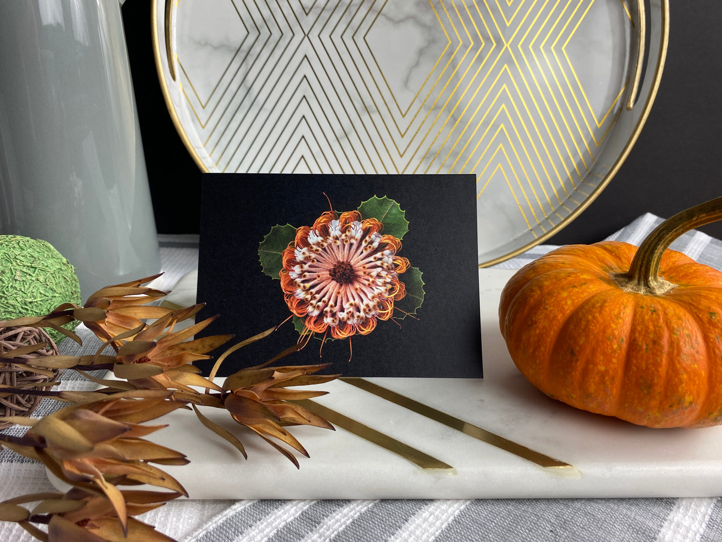 Notecard – Scarlet Banksia