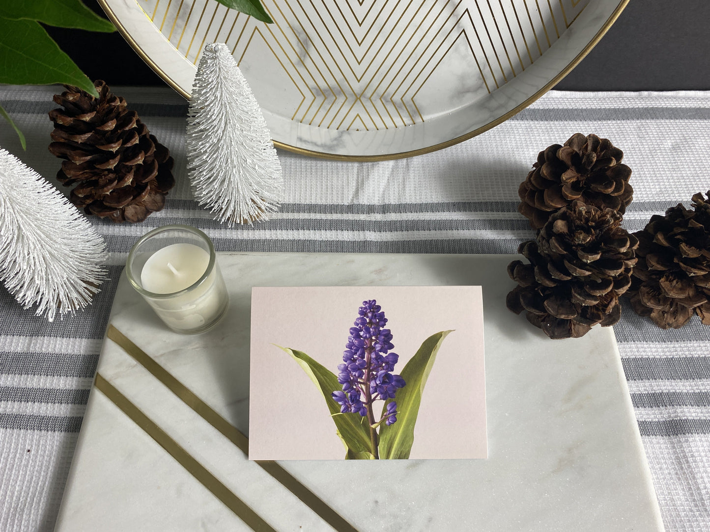 Notecard – Blue Ginger (Light)