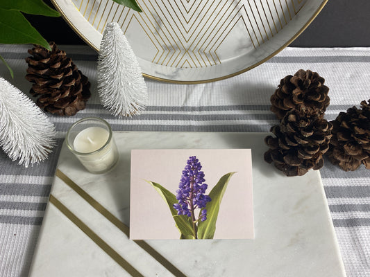 Notecard – Blue Ginger (Light)