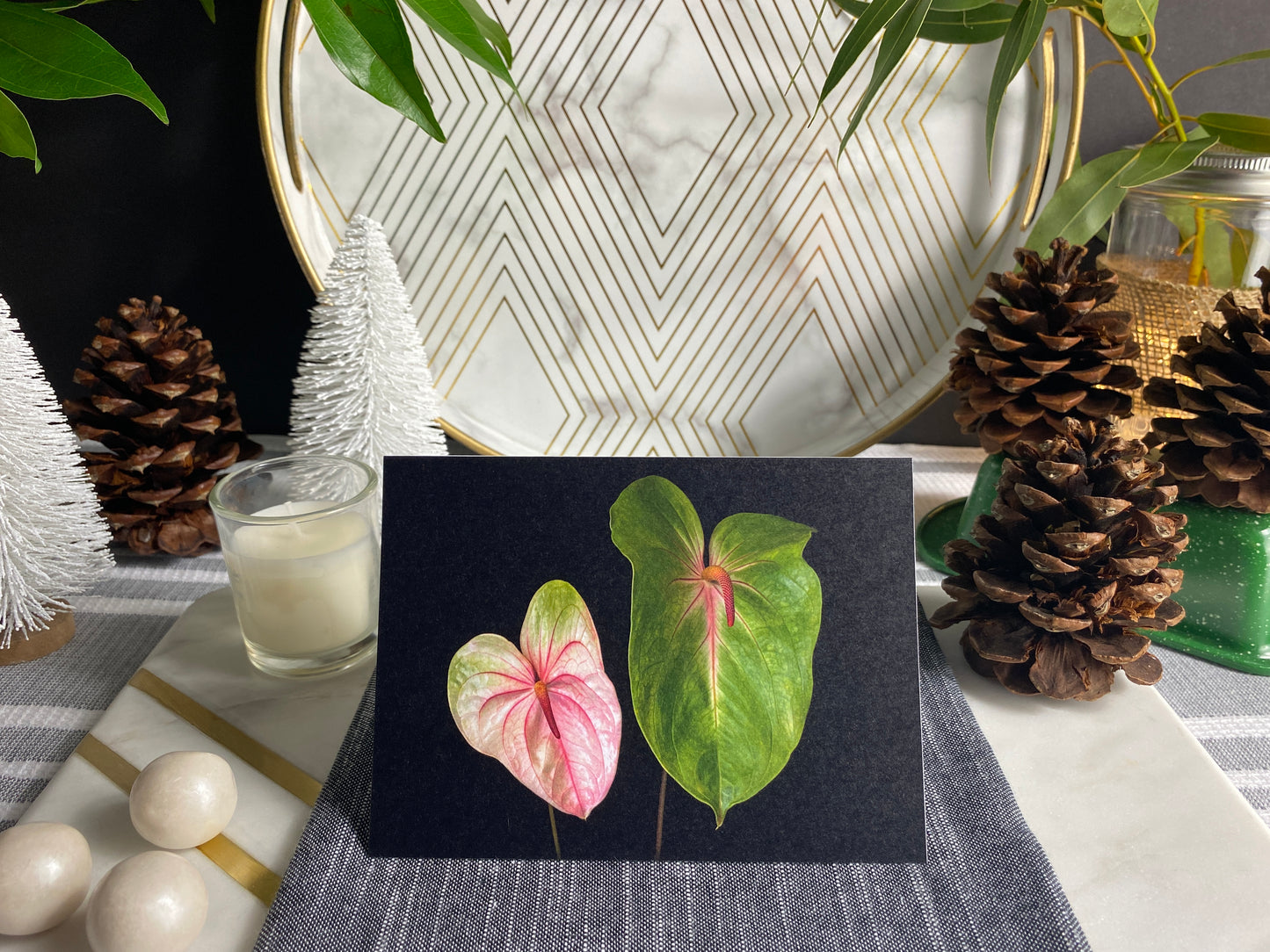Notecard – Double Anthuriums