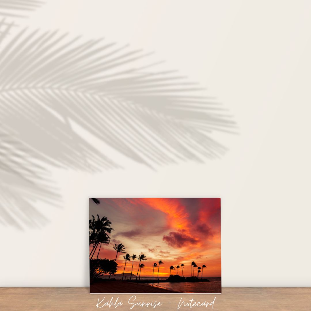 Notecard - Kahala Sunrise