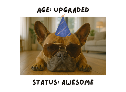 Notecard - Happy Birthday Frenchie