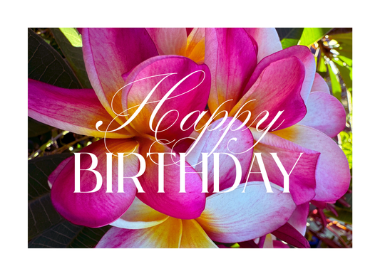 Notecard - Plumeria Celebration