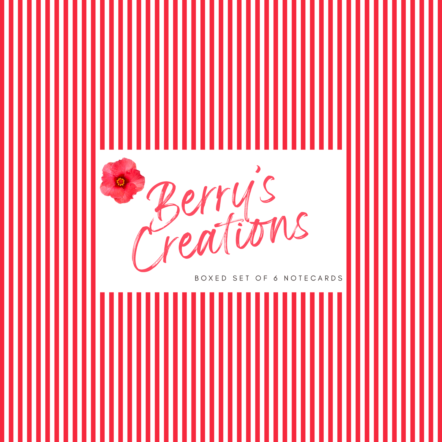 Notecards - Berry's Collection - Boxed Set of 6 Notecards