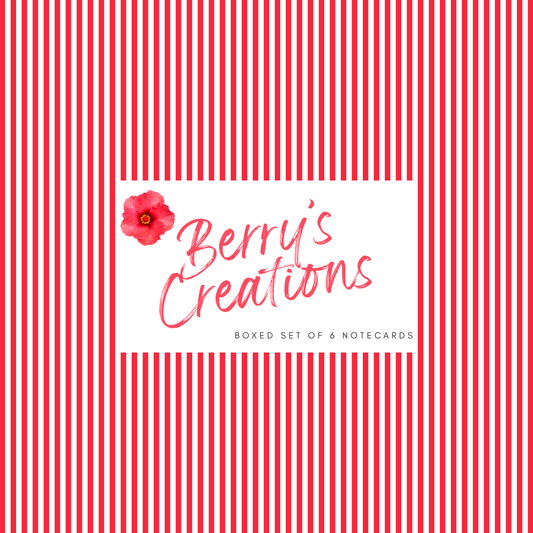 Notecards - Berry's Collection - Boxed Set of 6 Notecards