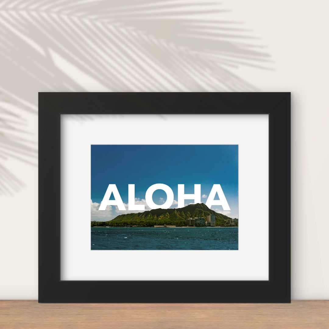 Diamond Head Aloha Fine Art Print