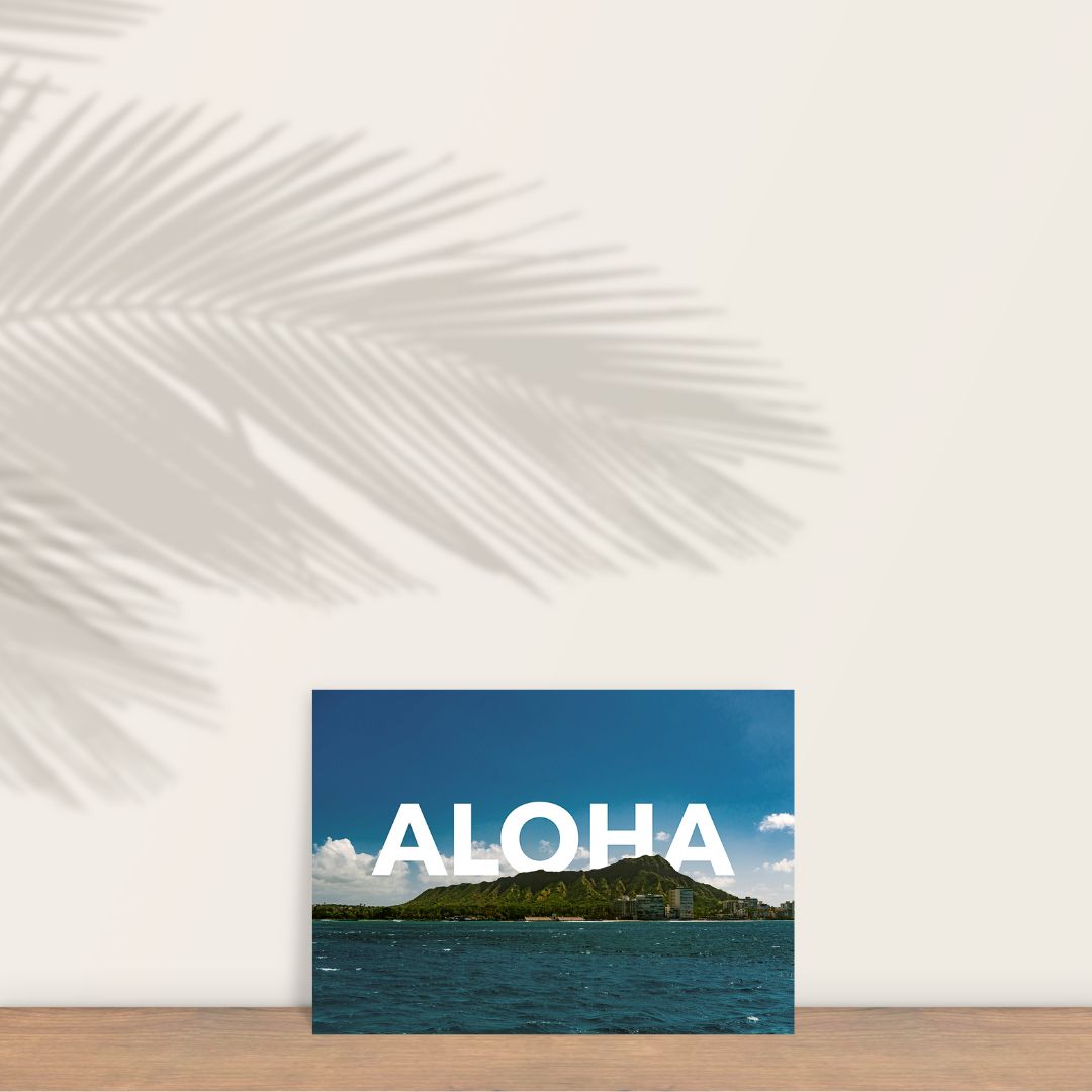 Notecard -  Diamond Head Aloha