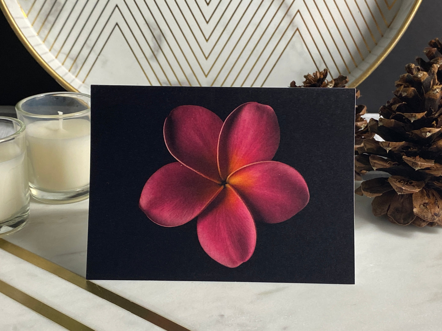 Notecard – Pink Plumeria